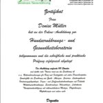 Zertifikat Hundegesundheitsberaterin