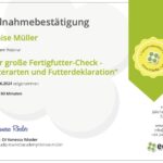 Fortbildung: Fertigfutter