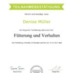 Fortbildung: Fütterung und Verhalten