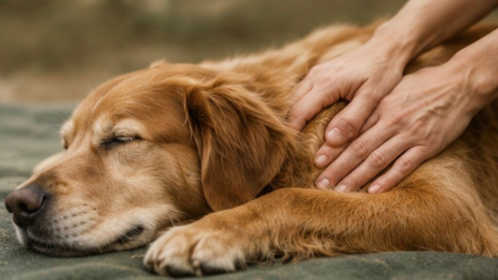 Massage & Entspannung für Hunde