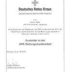 Ausbilder für Rettungshunde DRK